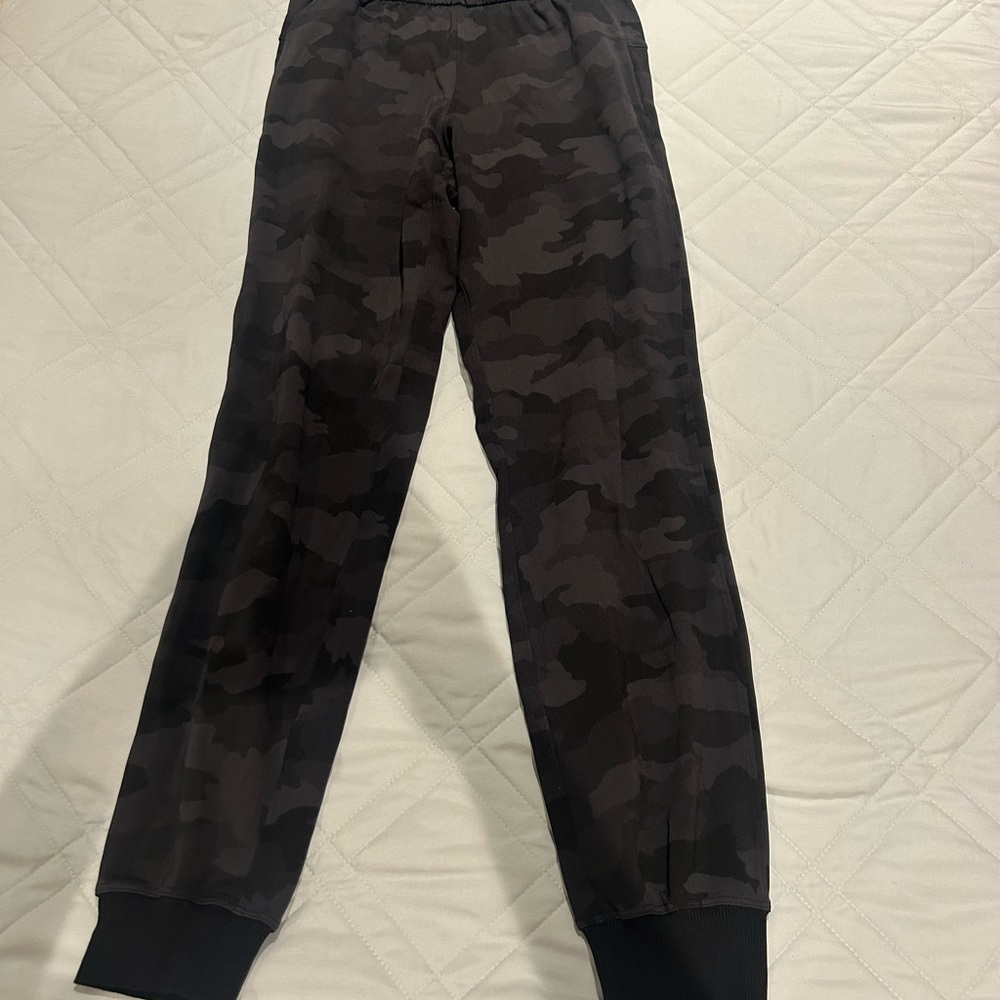 lululemon athletica Black Camouflage Joggers